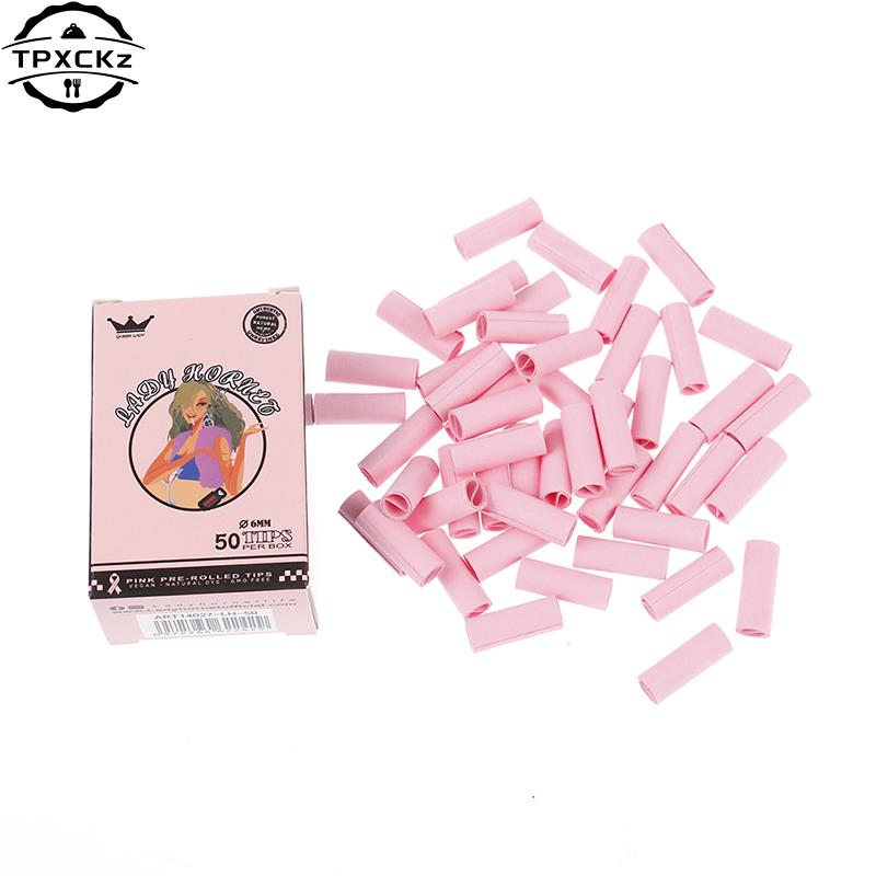 Weed Vaping Accessories - 50pcs 6MM Pre Rolled Natural Unrefined