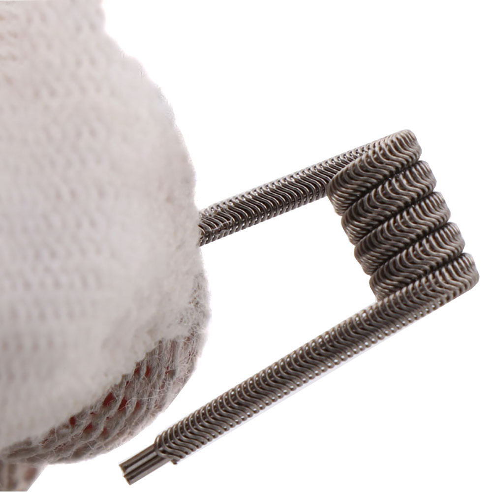 NEW XFKM 100PCS/box NI80/A1/SS - Clapton Wire Pre Built incelemesi ve fiyatı