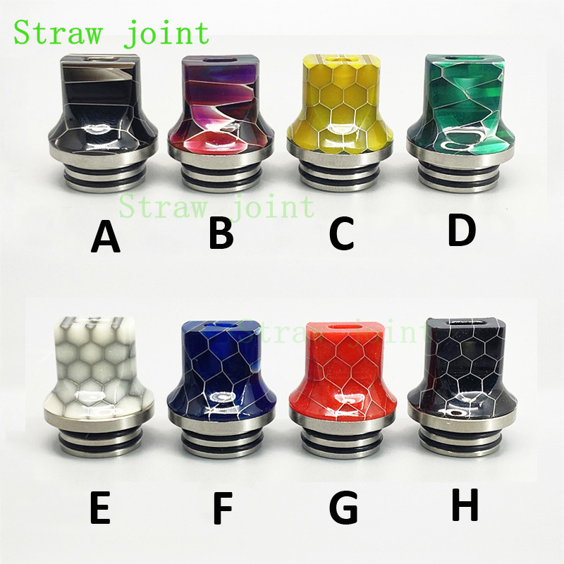 1pc 810 Flat Mouth Stainless S - Drip Tip Resin incelemesi ve fiyatı