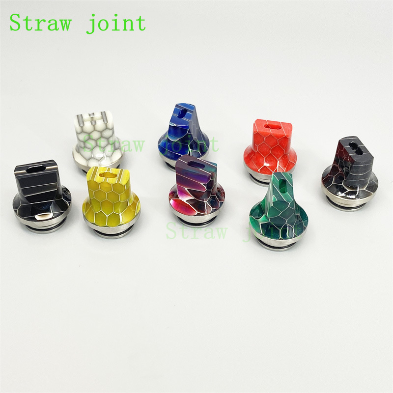 1pc 810 Flat Mouth Stainless S - Drip Tip Resin incelemesi ve fiyatı