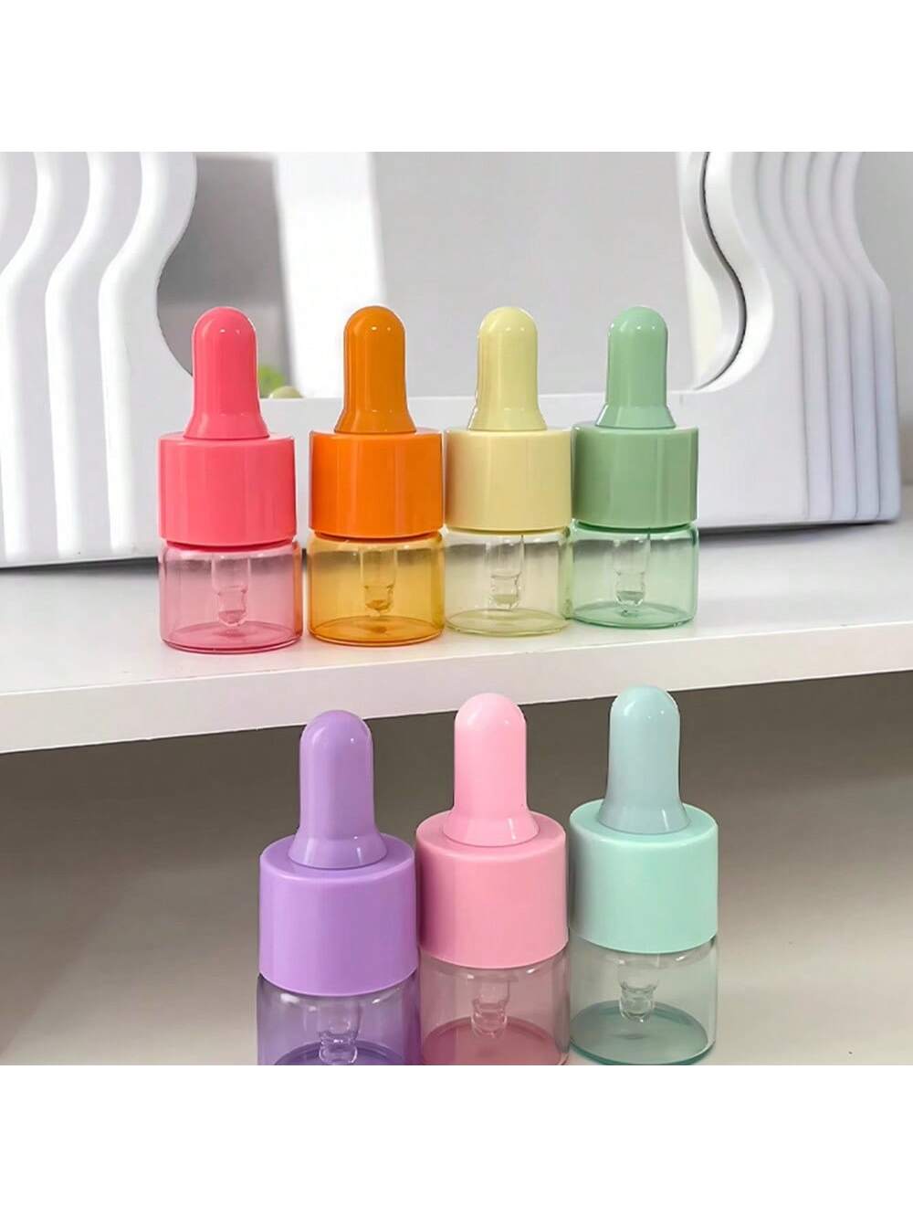 5 Pcs 5ml 10ml Colored Glass D - Juice Bottle Dropper incelemesi ve fiyatı