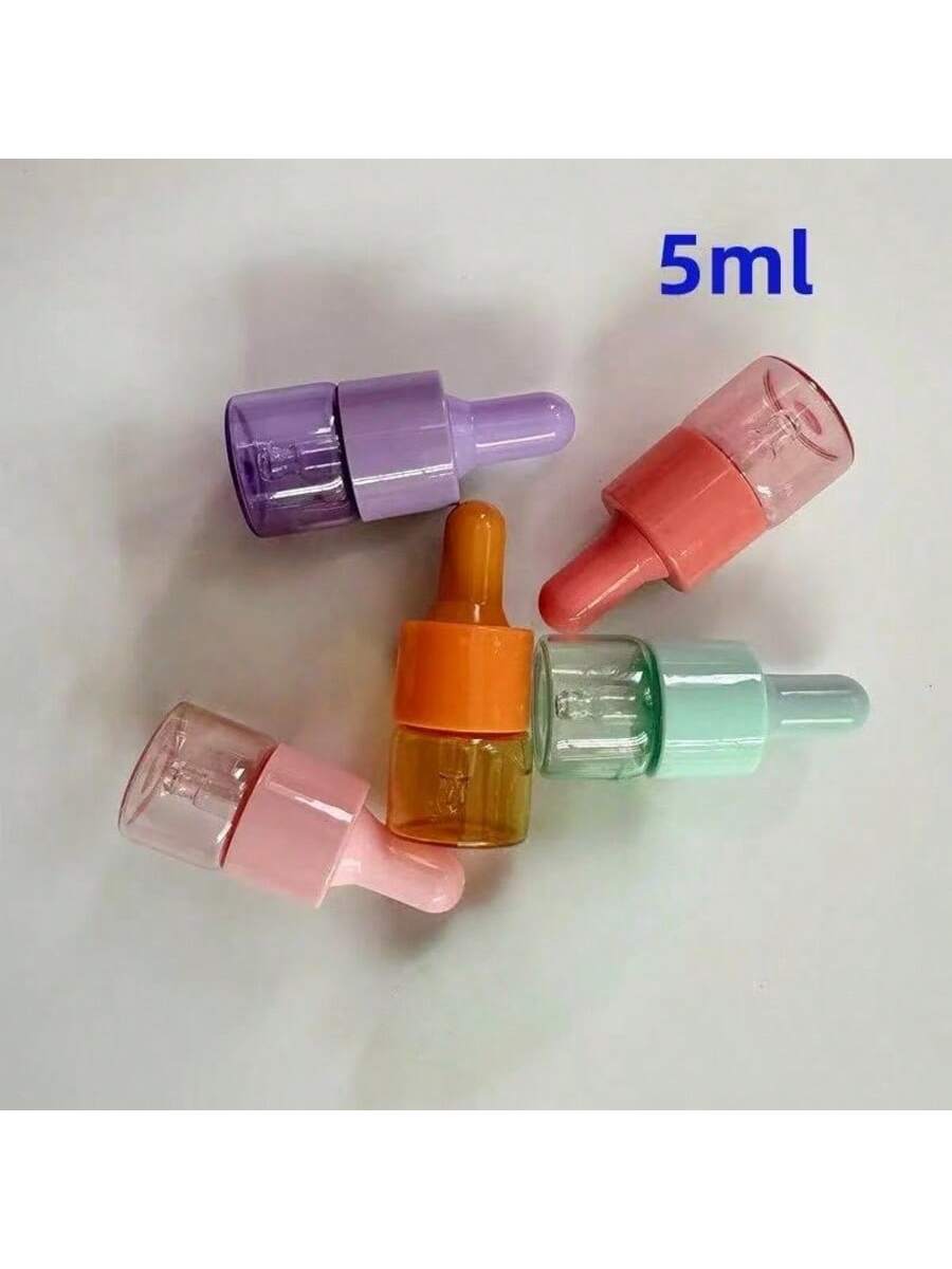 5 Pcs 5ml 10ml Colored Glass D - Juice Bottle Dropper incelemesi ve fiyatı