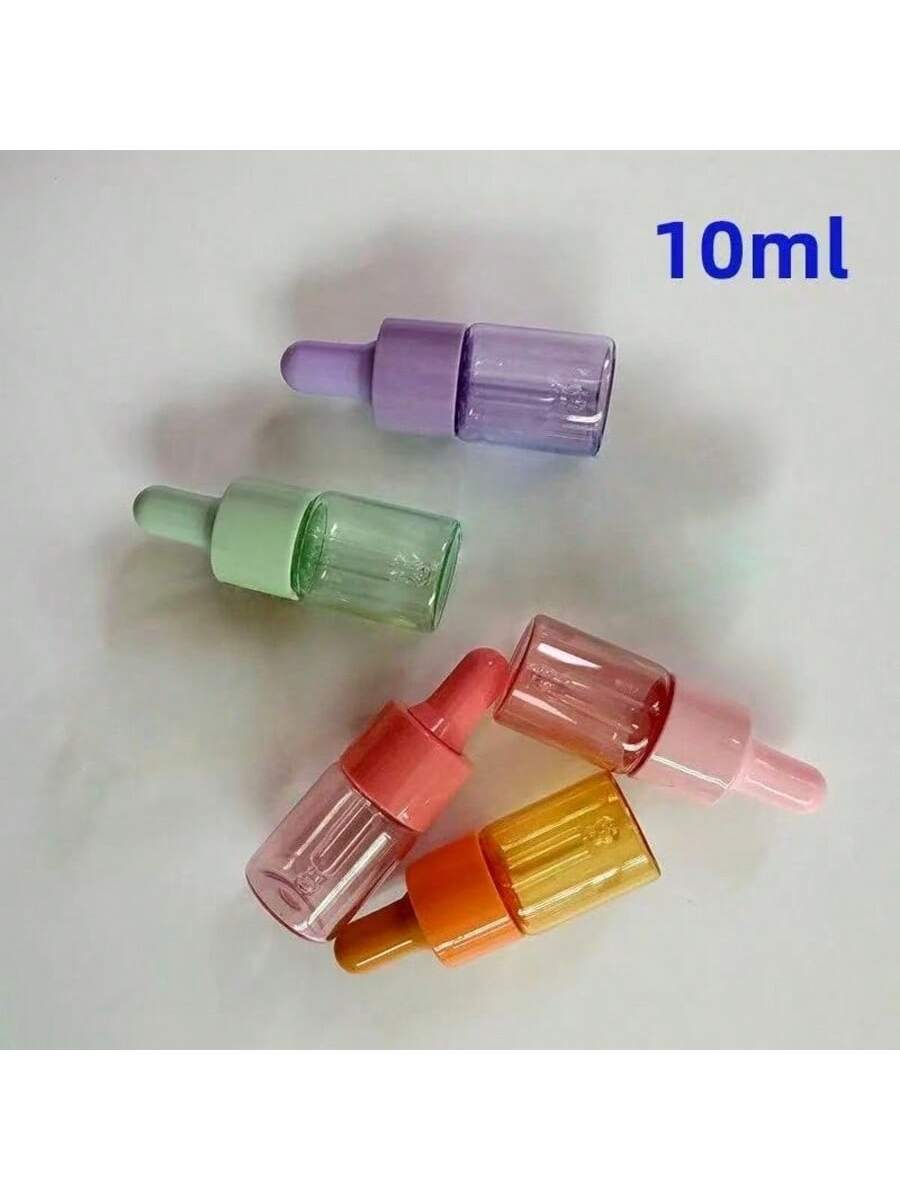 5 Pcs 5ml 10ml Colored Glass D - Juice Bottle Dropper incelemesi ve fiyatı