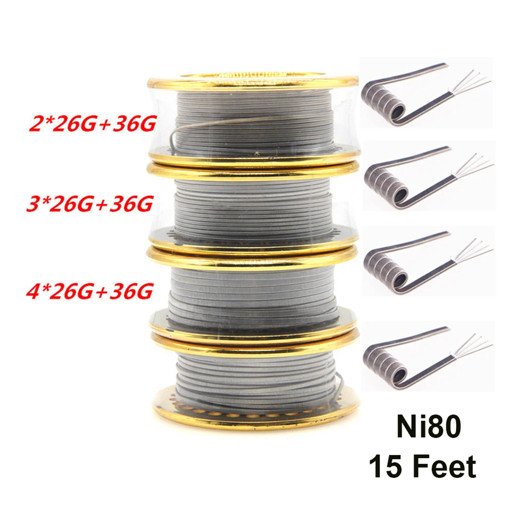 Ni80 Wire Clapton Fused Double - Clapton Wire Pre Built incelemesi ve fiyatı