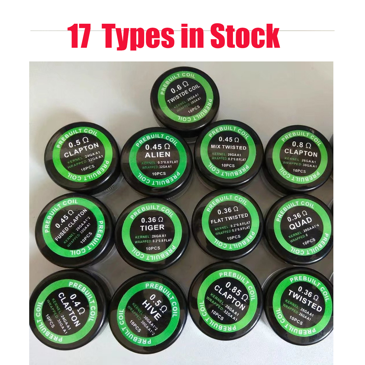 10Pcs/Box Fuse A1 Heating Wire - Clapton Wire Pre Built incelemesi ve fiyatı