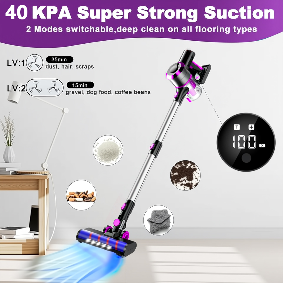 40Kpa Vacuum Cleaner for Home  - Battery Case Storage incelemesi ve fiyatı