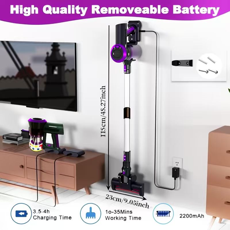 40Kpa Vacuum Cleaner for Home  - Battery Case Storage incelemesi ve fiyatı