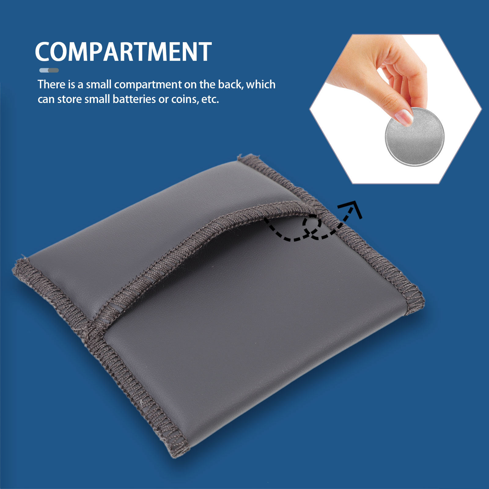 1Pcs Black Hearing Aid Pouch P - Battery Case Storage incelemesi ve fiyatı