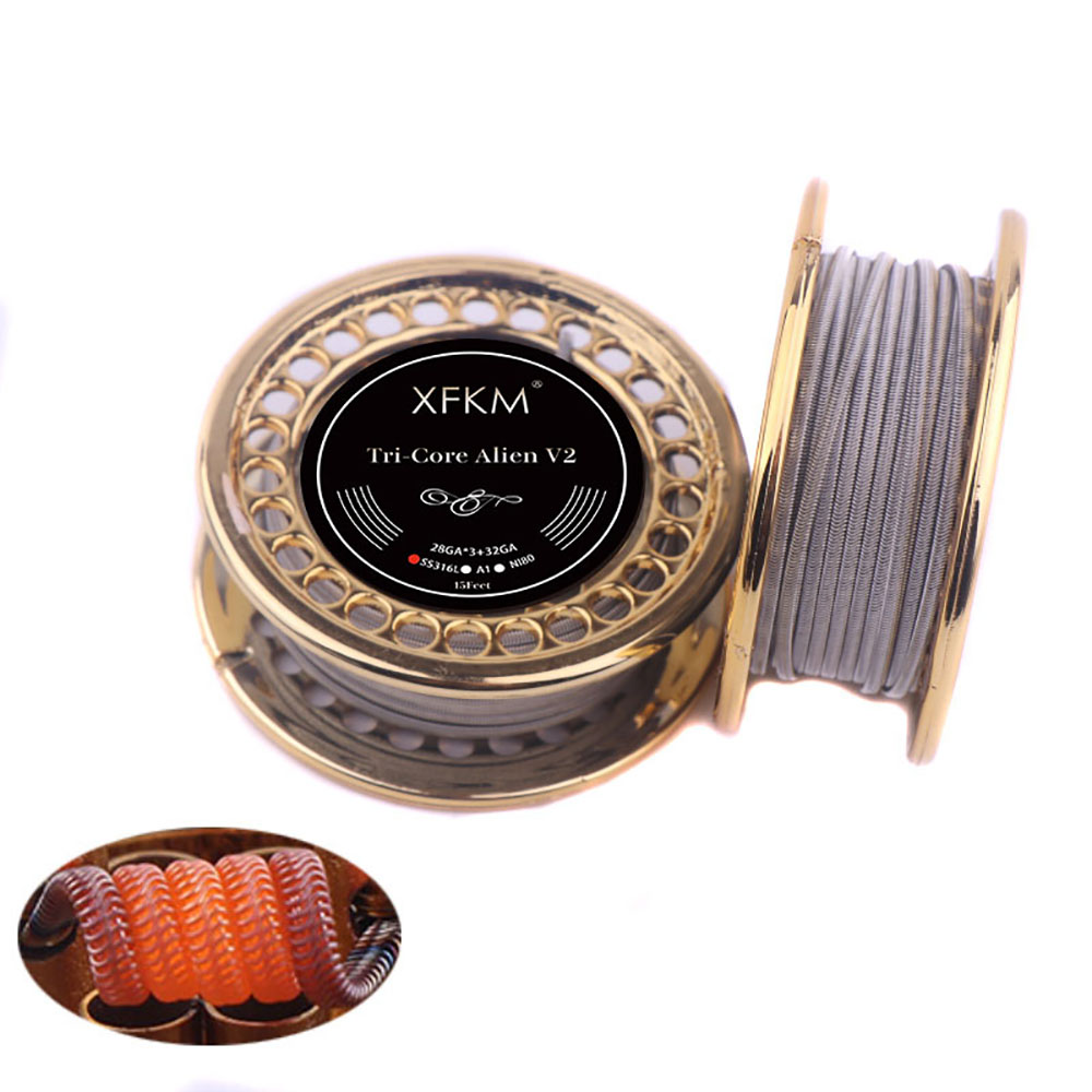 XFKM 5M/roll NI80/A1/SS316L Al - Clapton Wire Pre Built incelemesi ve fiyatı