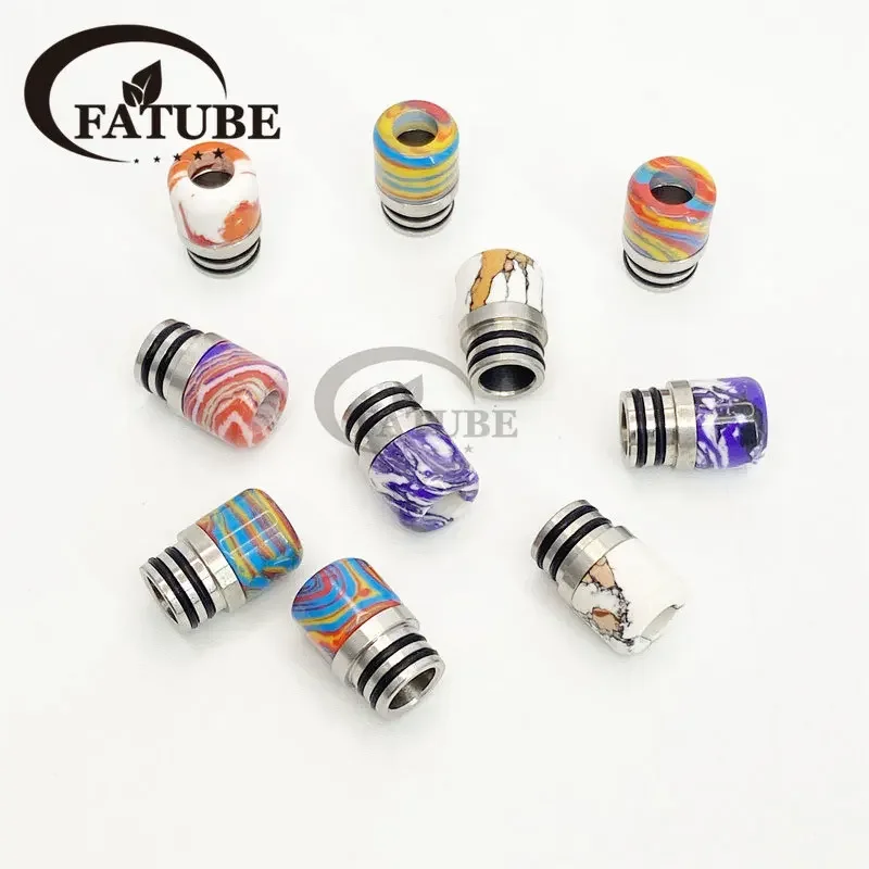 1PC/10PCS 510 Stainless Steel  - Drip Tip Resin incelemesi ve fiyatı