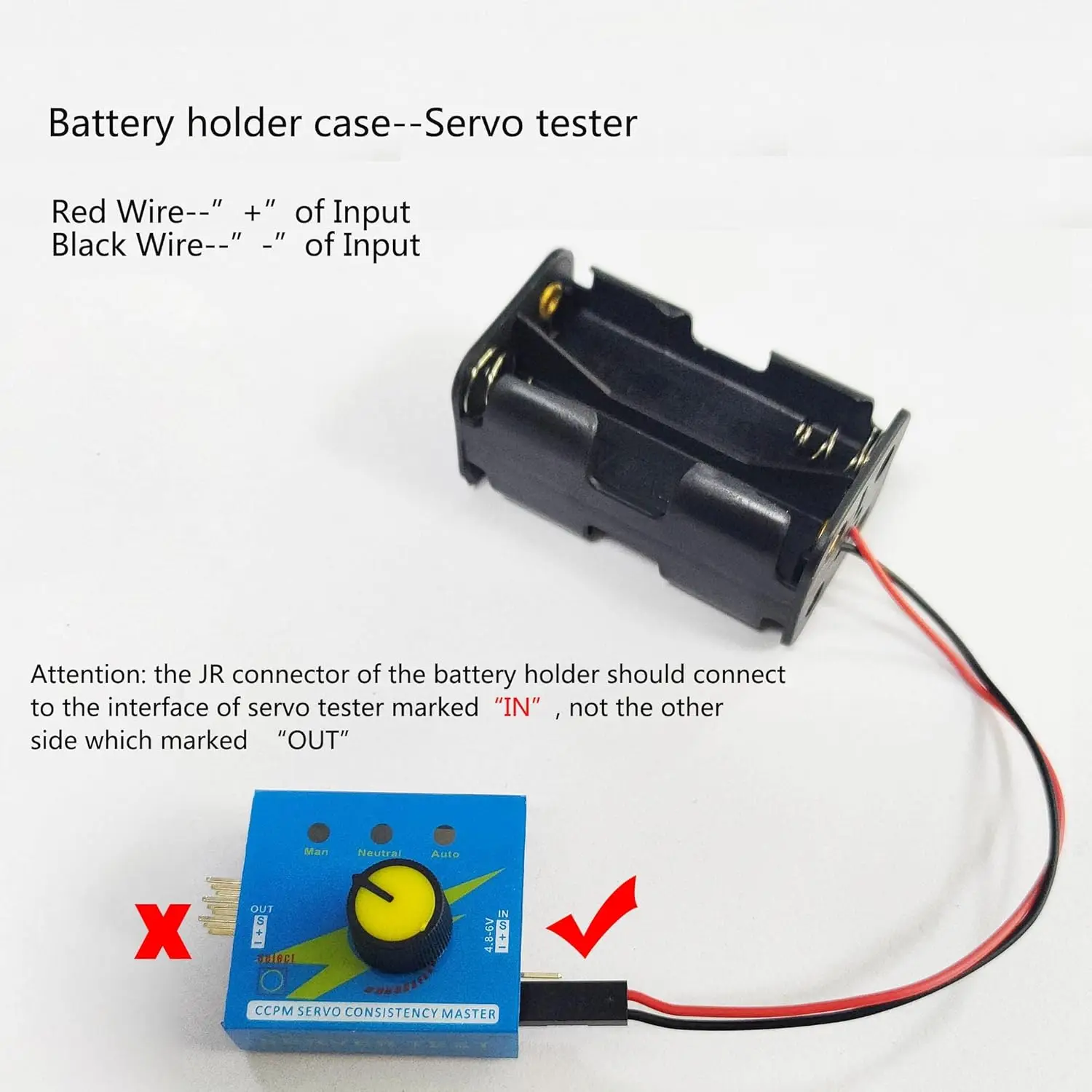 Servo Tester 3CH Digital ESC S - Battery Case Storage incelemesi ve fiyatı