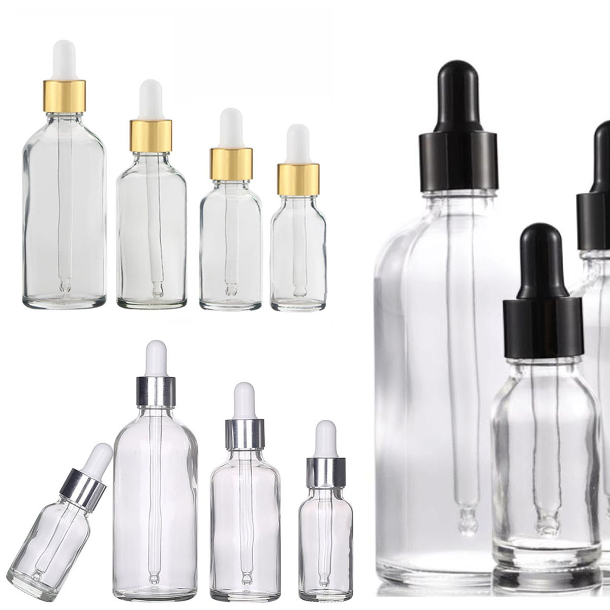 5/10/15/30/50/0ml Clear Glass  - Juice Bottle Dropper incelemesi ve fiyatı
