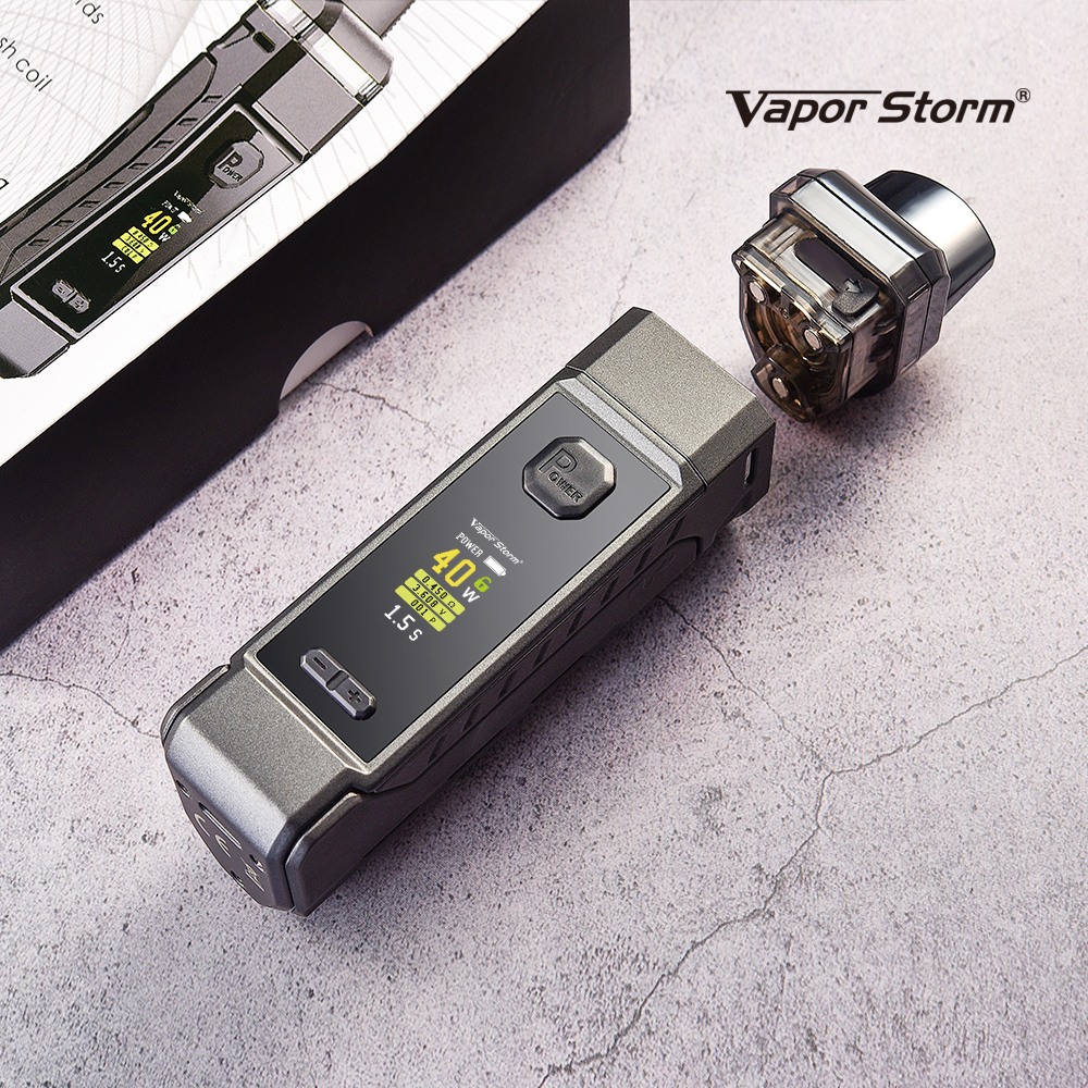 Vapor Storm VPM40 40W Pod Mod  - Vape Battery 18650 incelemesi ve fiyatı
