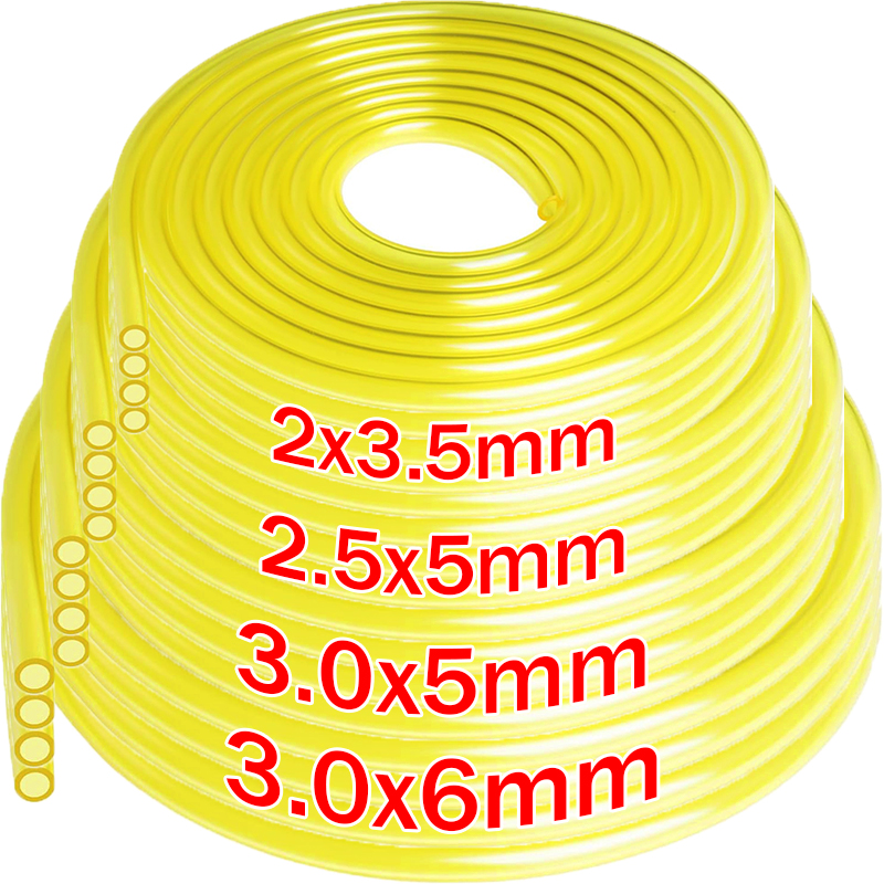 Yellow Fuel Line Hose Set 2x3. - Weed Vaping Accessories incelemesi ve fiyatı