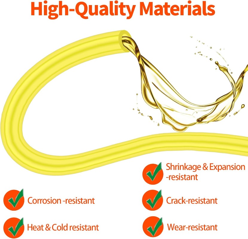 Yellow Fuel Line Hose Set 2x3. - Weed Vaping Accessories incelemesi ve fiyatı