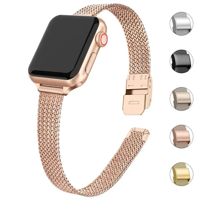 Premium Thin Metal Watch Band  - Mesh Coil Strip incelemesi ve fiyatı