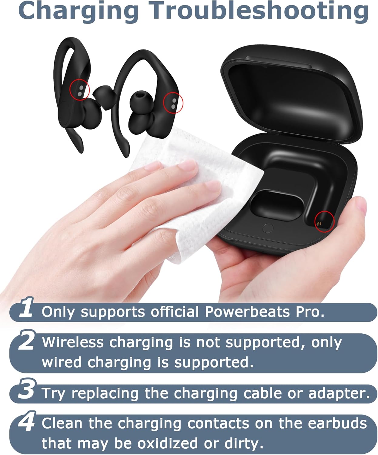 Replacement Charging Case For  - Battery Case Storage incelemesi ve fiyatı