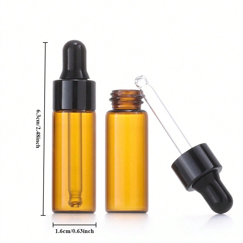 10pcs 5ml Amber Dropper Glass  - Juice Bottle Dropper incelemesi ve fiyatı