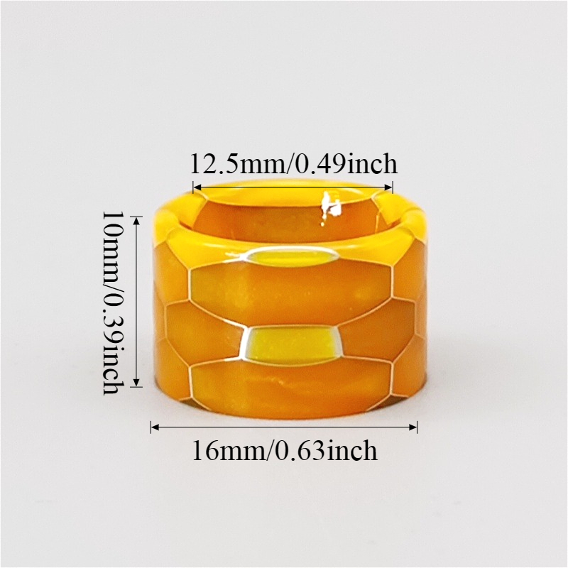 1PC Snake Skin Resin Push-in D - Drip Tip Resin incelemesi ve fiyatı