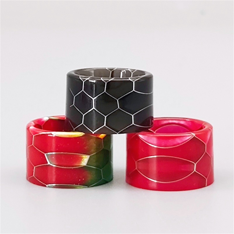 1PC Snake Skin Resin Push-in D - Drip Tip Resin incelemesi ve fiyatı