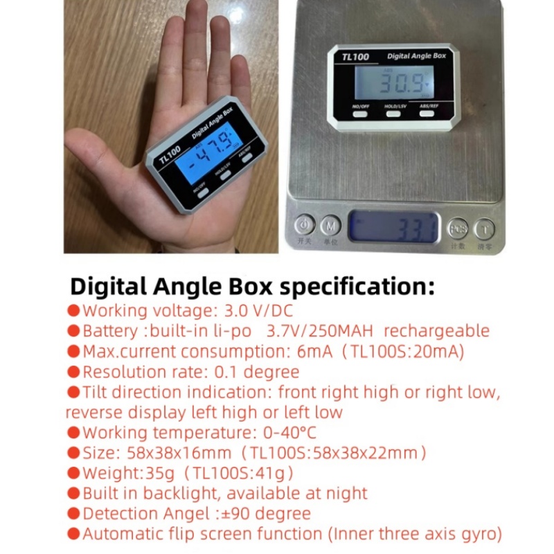 Horizontal Angle Meter Protrac - Battery Case Storage incelemesi ve fiyatı