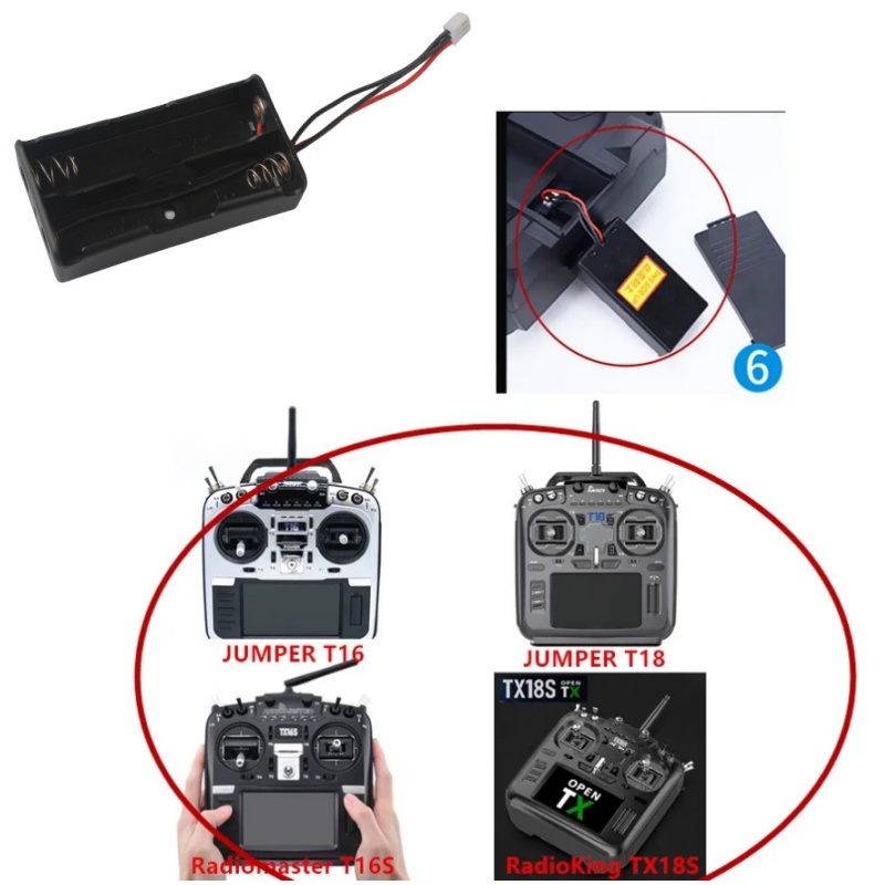 RadioMaster TX16S 2S 18650 Bat - Battery Case Storage incelemesi ve fiyatı