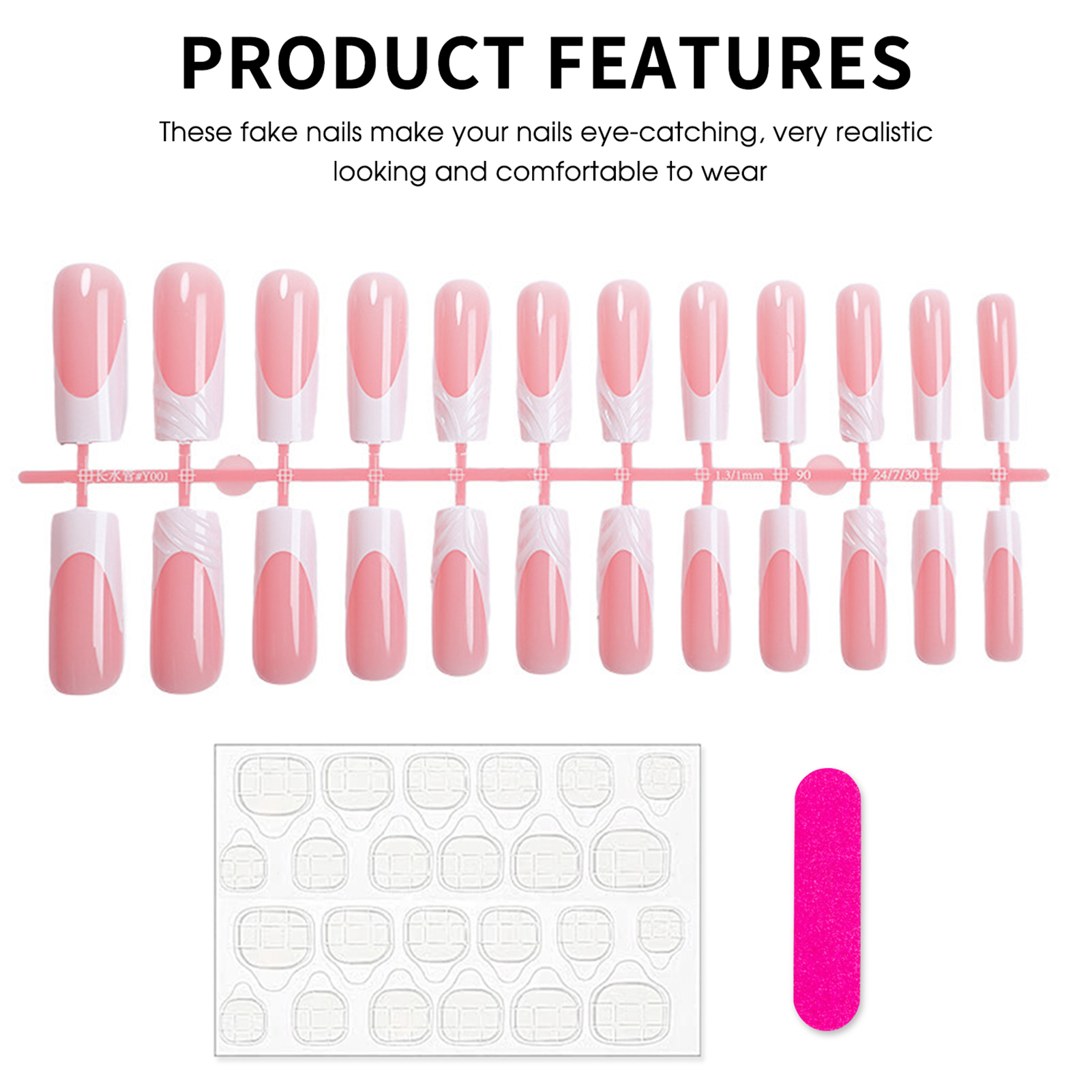 24Pcs Long Square Head Nails S - Drip Tip Resin incelemesi ve fiyatı