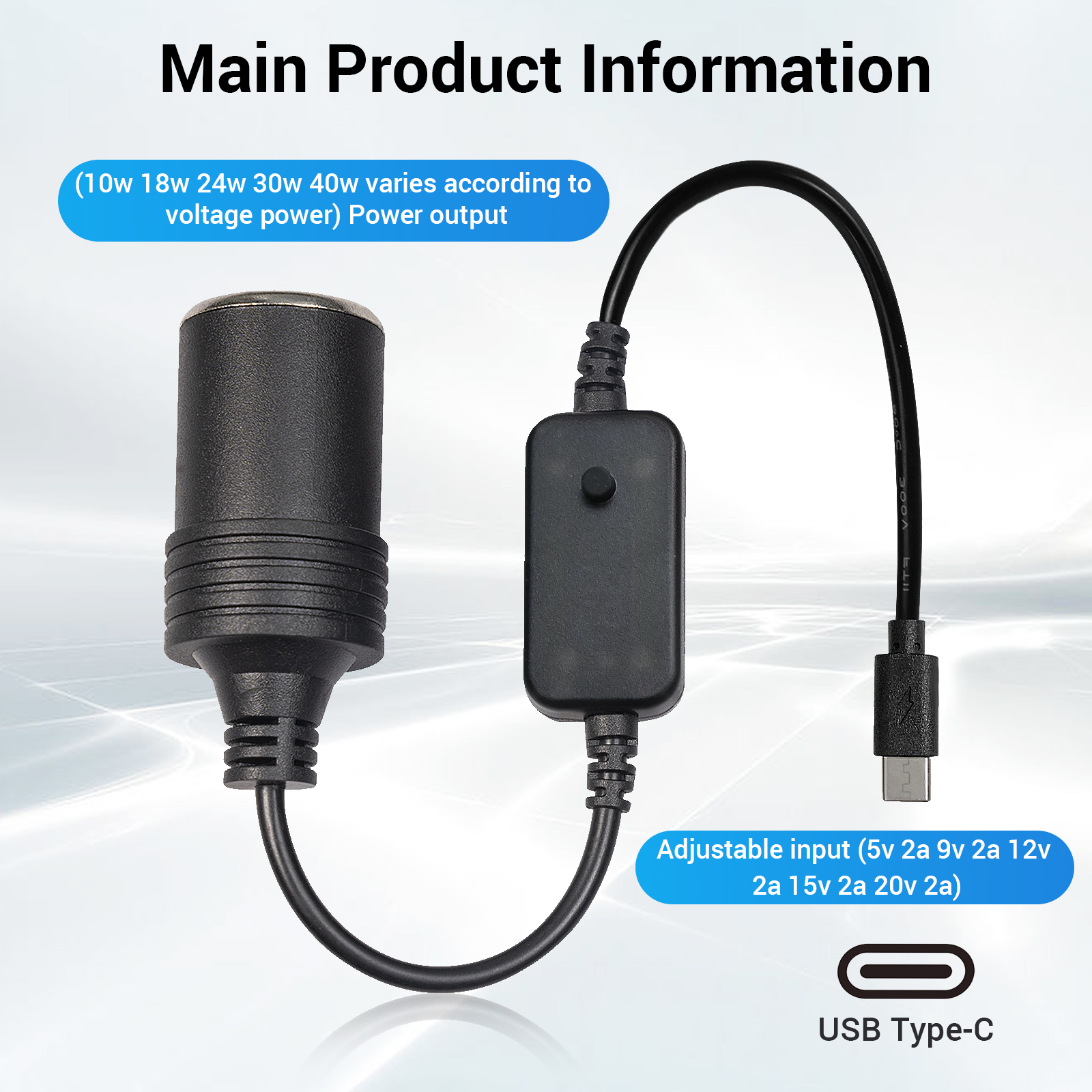 1pc 5V 2A USB To 12V Cigarette - Accessories Experts Vape incelemesi ve fiyatı
