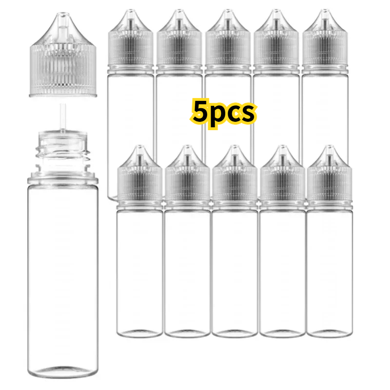 5PCS 30ml-120ml PET Clear Drop - Juice Bottle Dropper incelemesi ve fiyatı