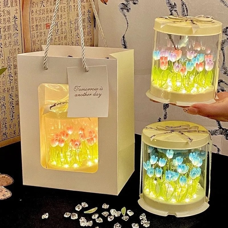 DIY Tulip Lamp Simulation Flow - Battery Case Storage incelemesi ve fiyatı