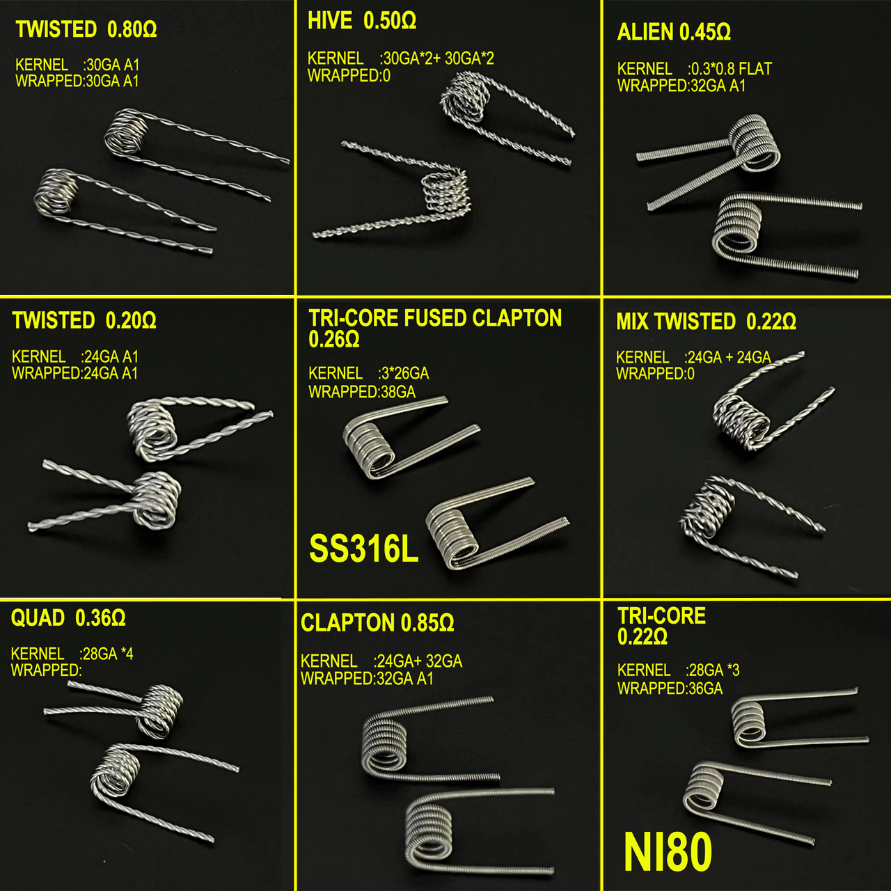 Spring Resistance ID 3.0mm 0.2 - Clapton Wire Pre Built incelemesi ve fiyatı