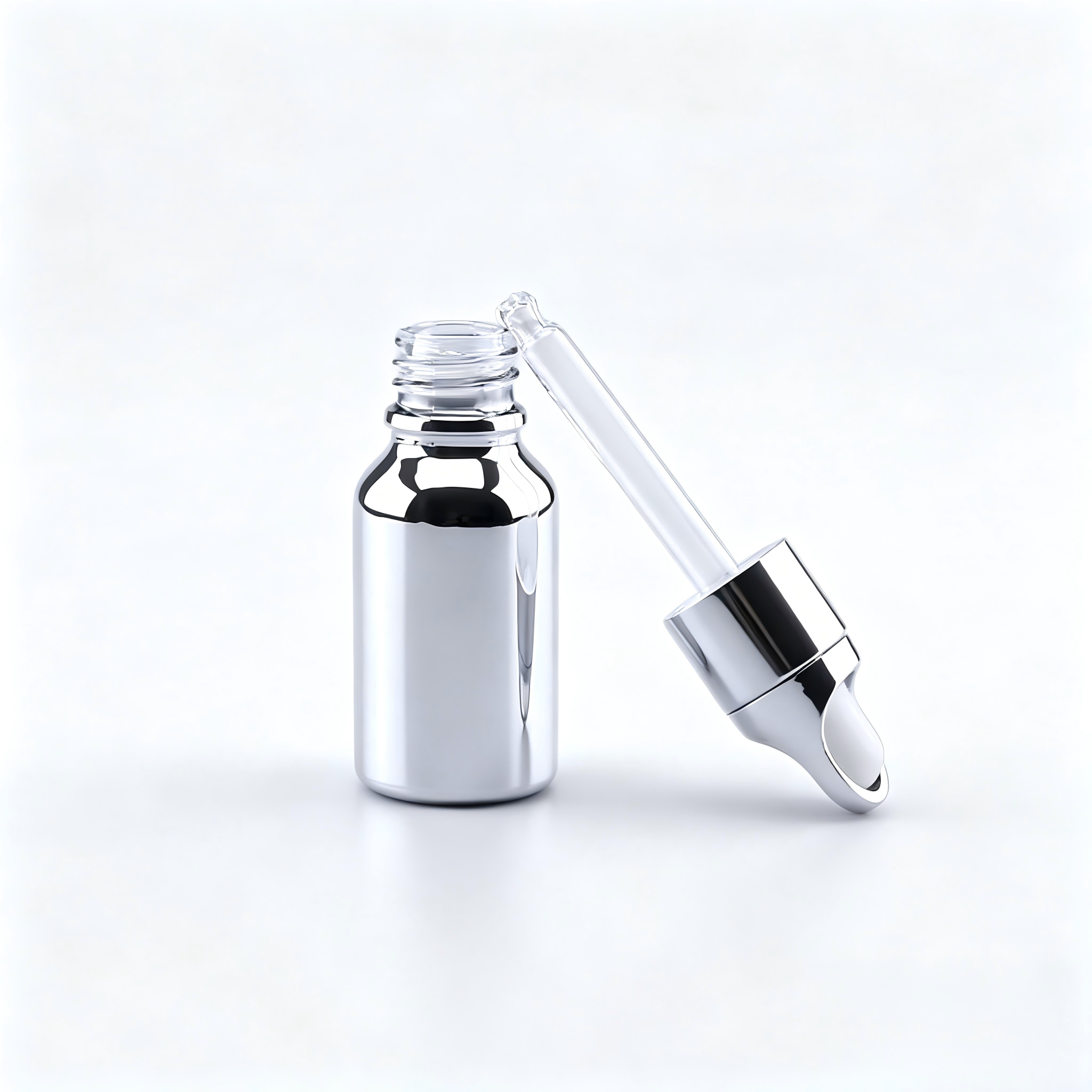 10PCS 5 -100ml UV Silvery Glas - Juice Bottle Dropper incelemesi ve fiyatı