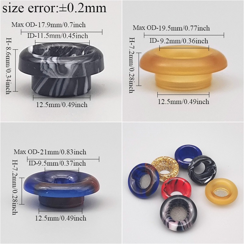 1PC 810 Short-Style Resin Drip - Drip Tip Resin incelemesi ve fiyatı