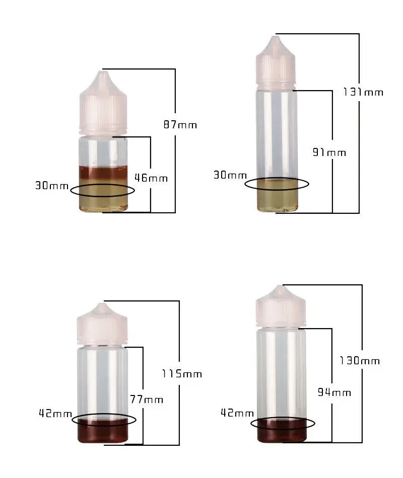 50PCS 30/60/100/120ml Empty Pl - Juice Bottle Dropper incelemesi ve fiyatı