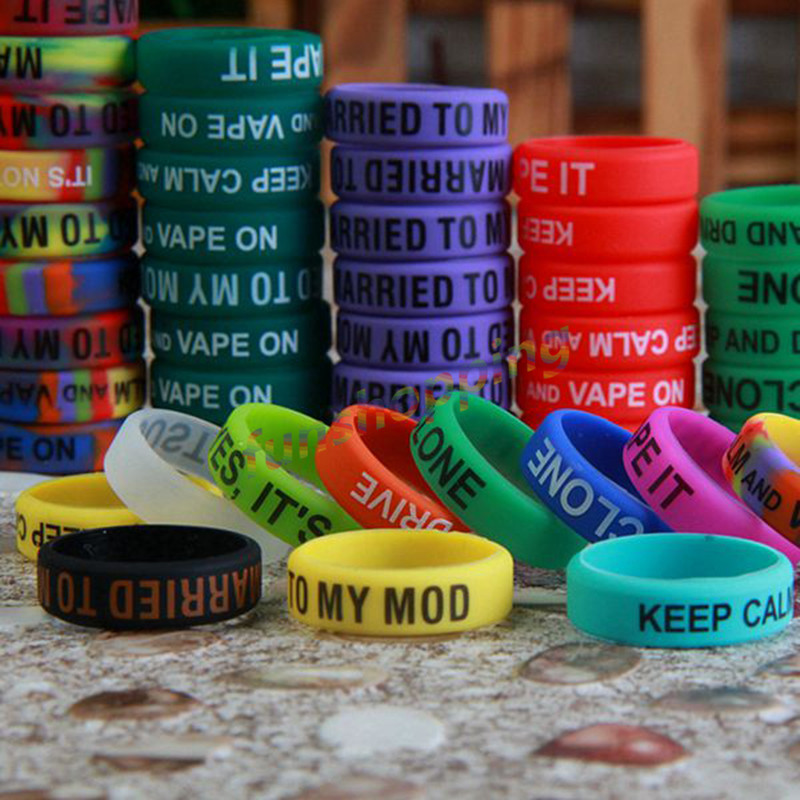 10 pcs / Lot Multi-color Anti- - Vape Band Silicone incelemesi ve fiyatı
