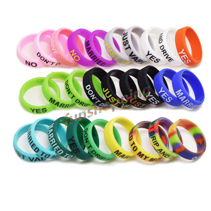10 pcs / Lot Multi-color Anti- - Vape Band Silicone incelemesi ve fiyatı