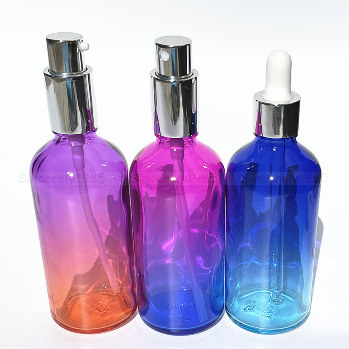 1X 3x 100ml Gradient Color Gla - Juice Bottle Dropper incelemesi ve fiyatı