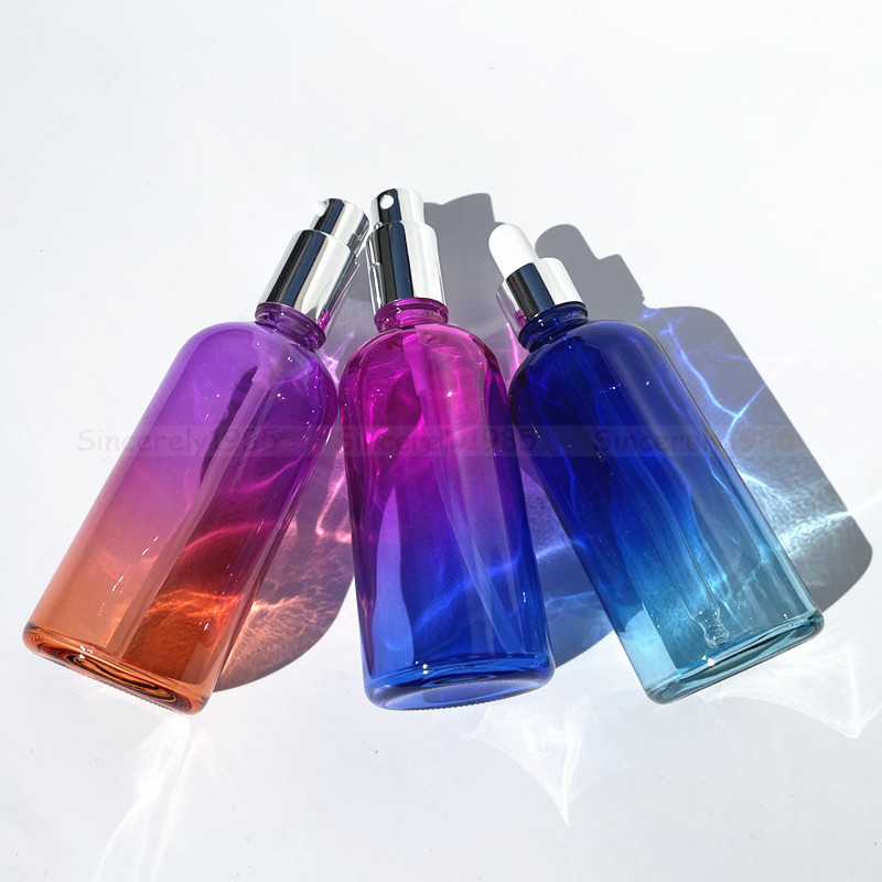 1X 3x 100ml Gradient Color Gla - Juice Bottle Dropper incelemesi ve fiyatı