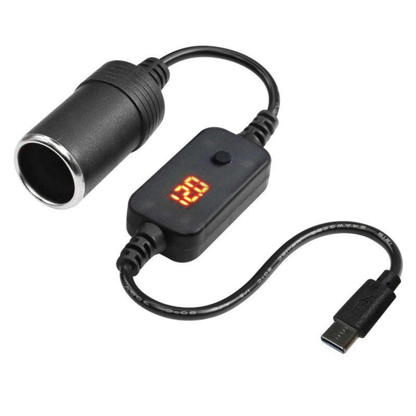 1Pc USB-C to 12V Car Cigarette - Accessories Experts Vape incelemesi ve fiyatı