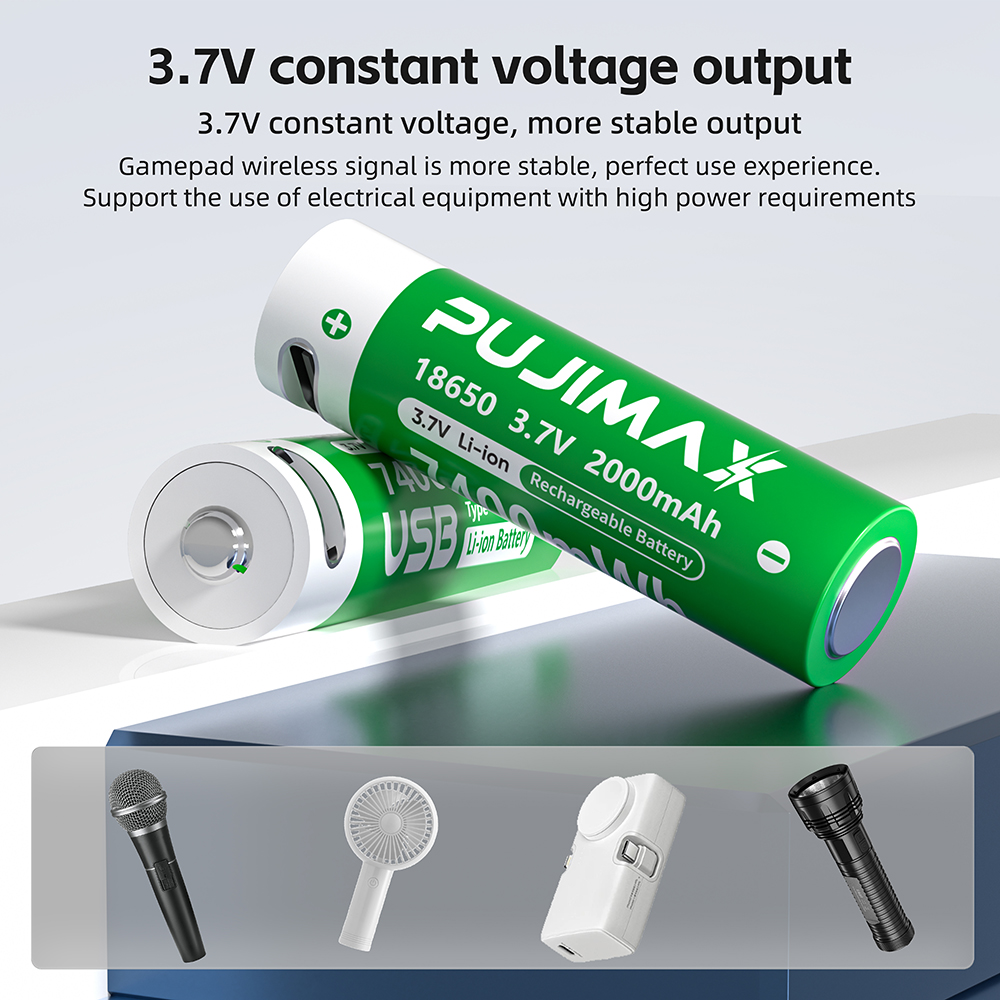 PUJIMAX 1-24pcs 18650 Battery  - Vape Battery 18650 incelemesi ve fiyatı