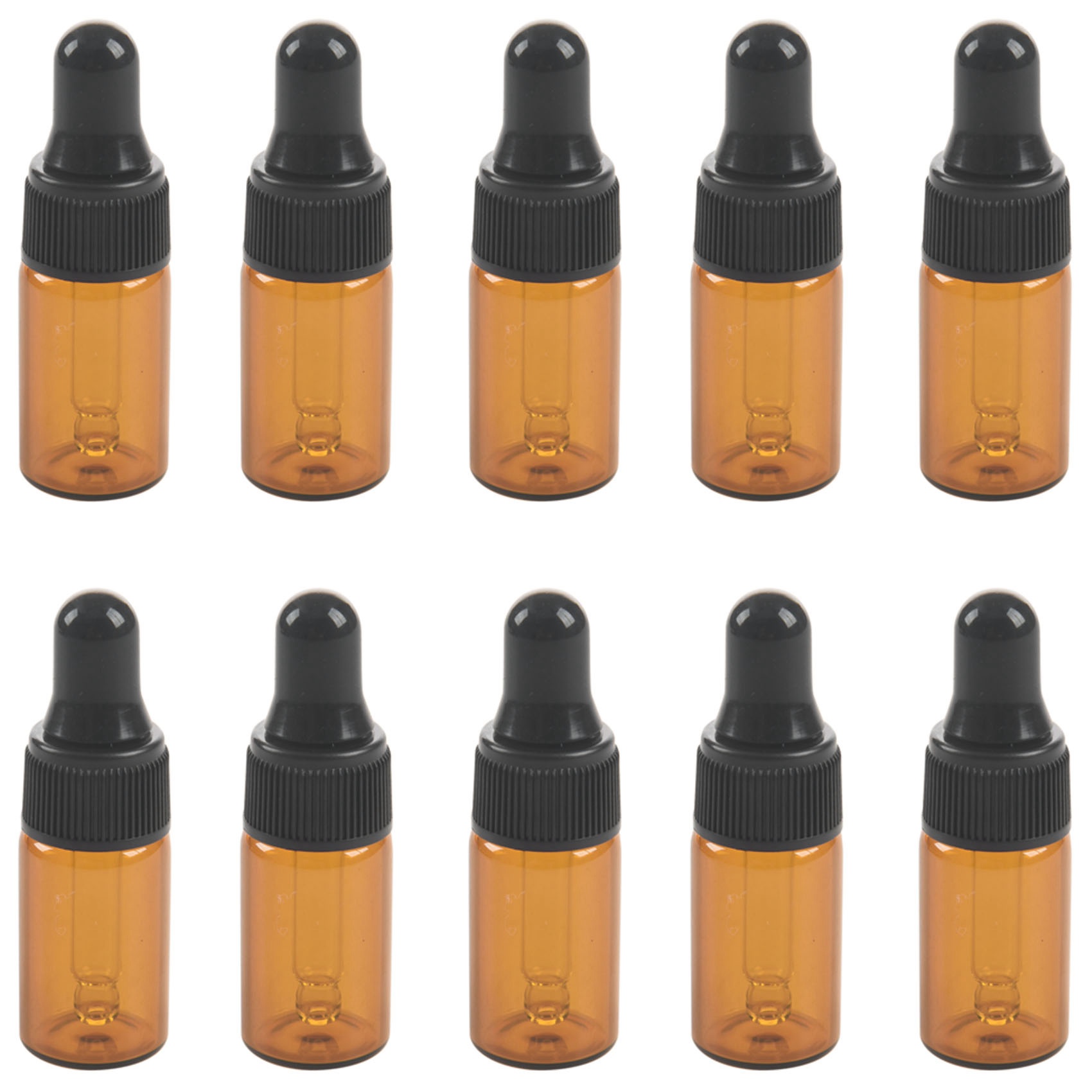 10pcs 3ml Empty brown Glass Dr - Juice Bottle Dropper incelemesi ve fiyatı