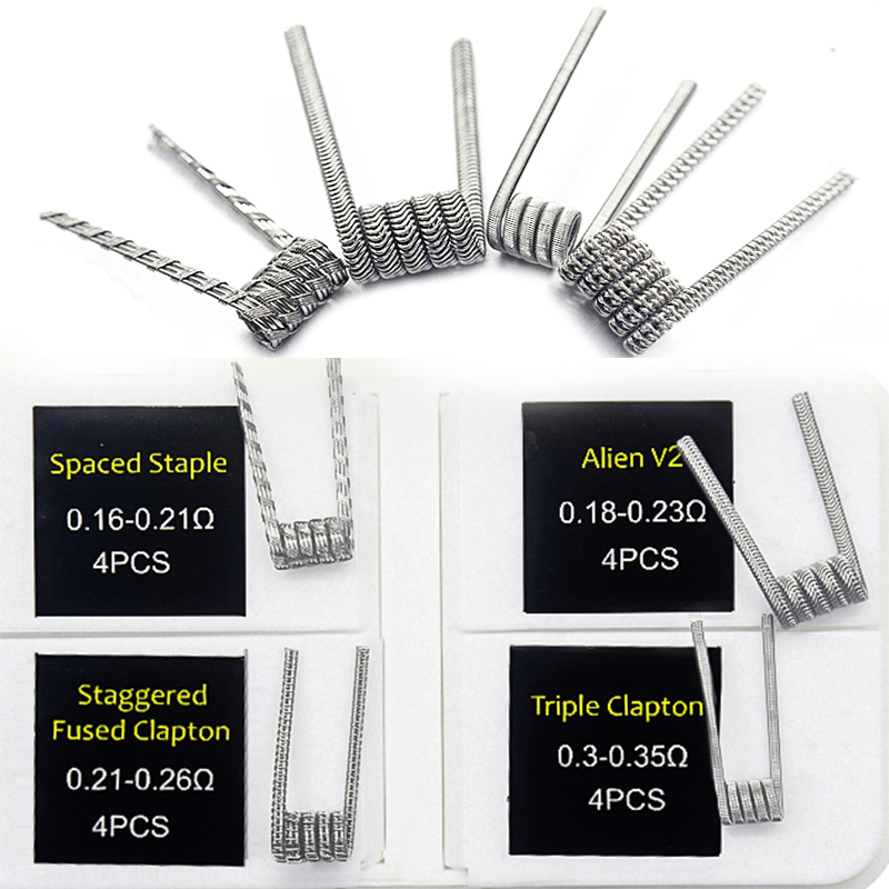 16pcs NI80 Fused Clapton Prebu - Clapton Wire Pre Built incelemesi ve fiyatı
