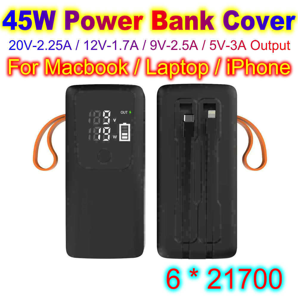 45W Power Bank Shell 21700 Bat - Battery Case Storage incelemesi ve fiyatı