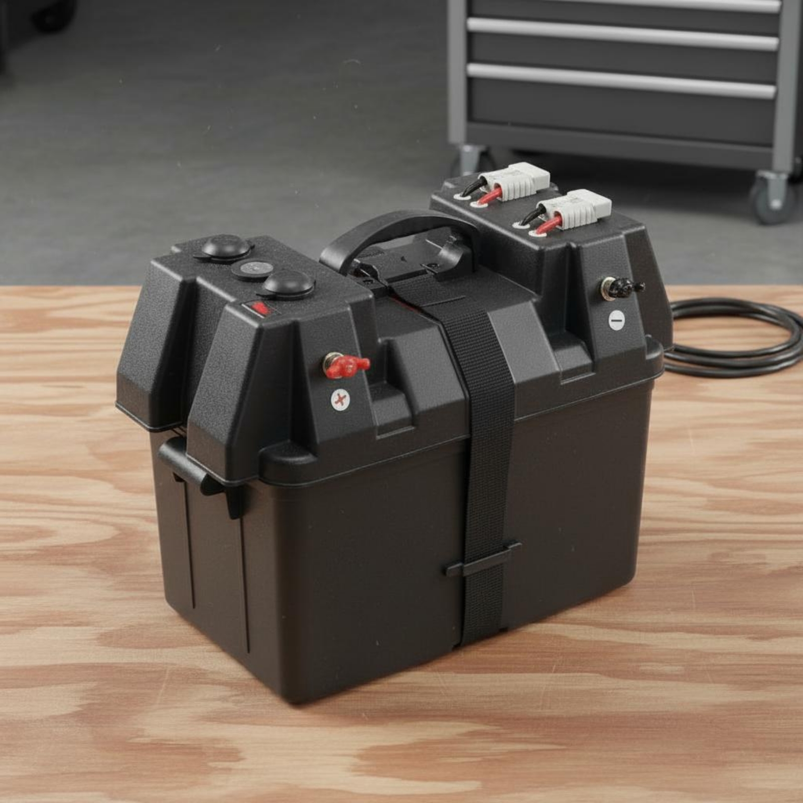 Battery Storage Box with Termi - Battery Case Storage incelemesi ve fiyatı