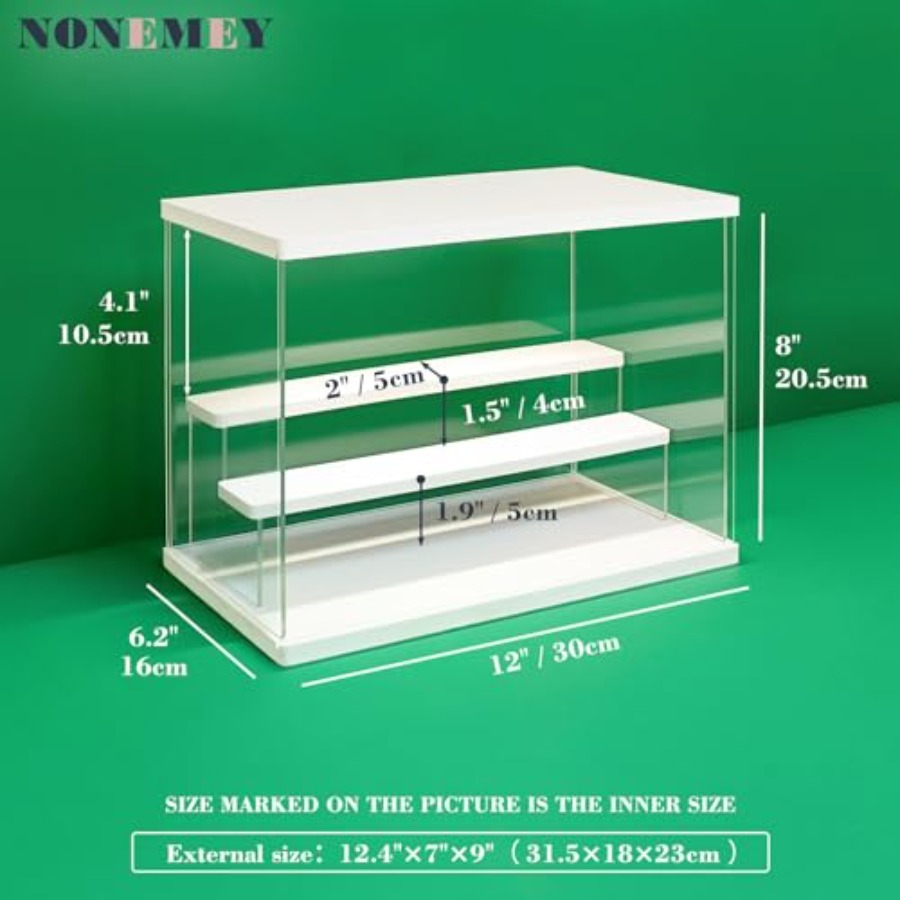 Clear Acrylic Display Case Sta - Battery Case Storage incelemesi ve fiyatı