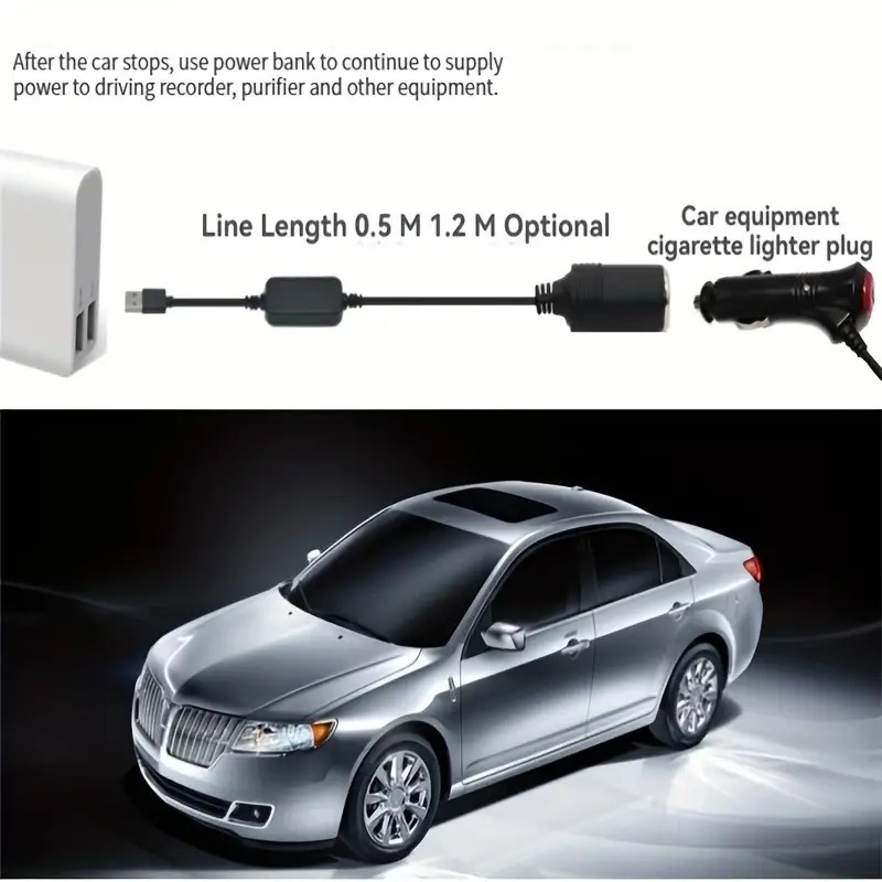 1pc 5V 2A USB To 12V Cigarette - Accessories Experts Vape incelemesi ve fiyatı