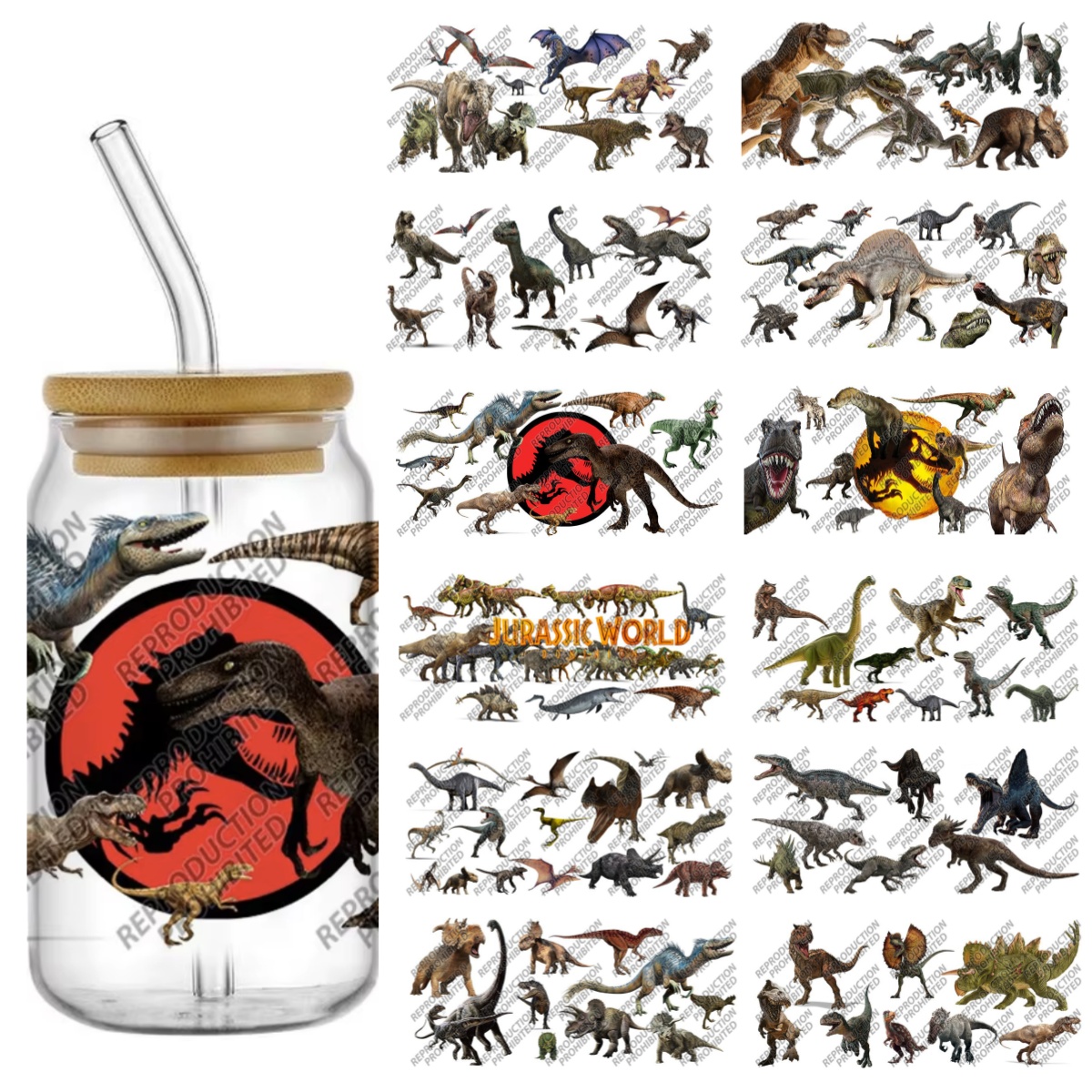 Popular Dinosaur World Design  - Rdta Tank Glass incelemesi ve fiyatı